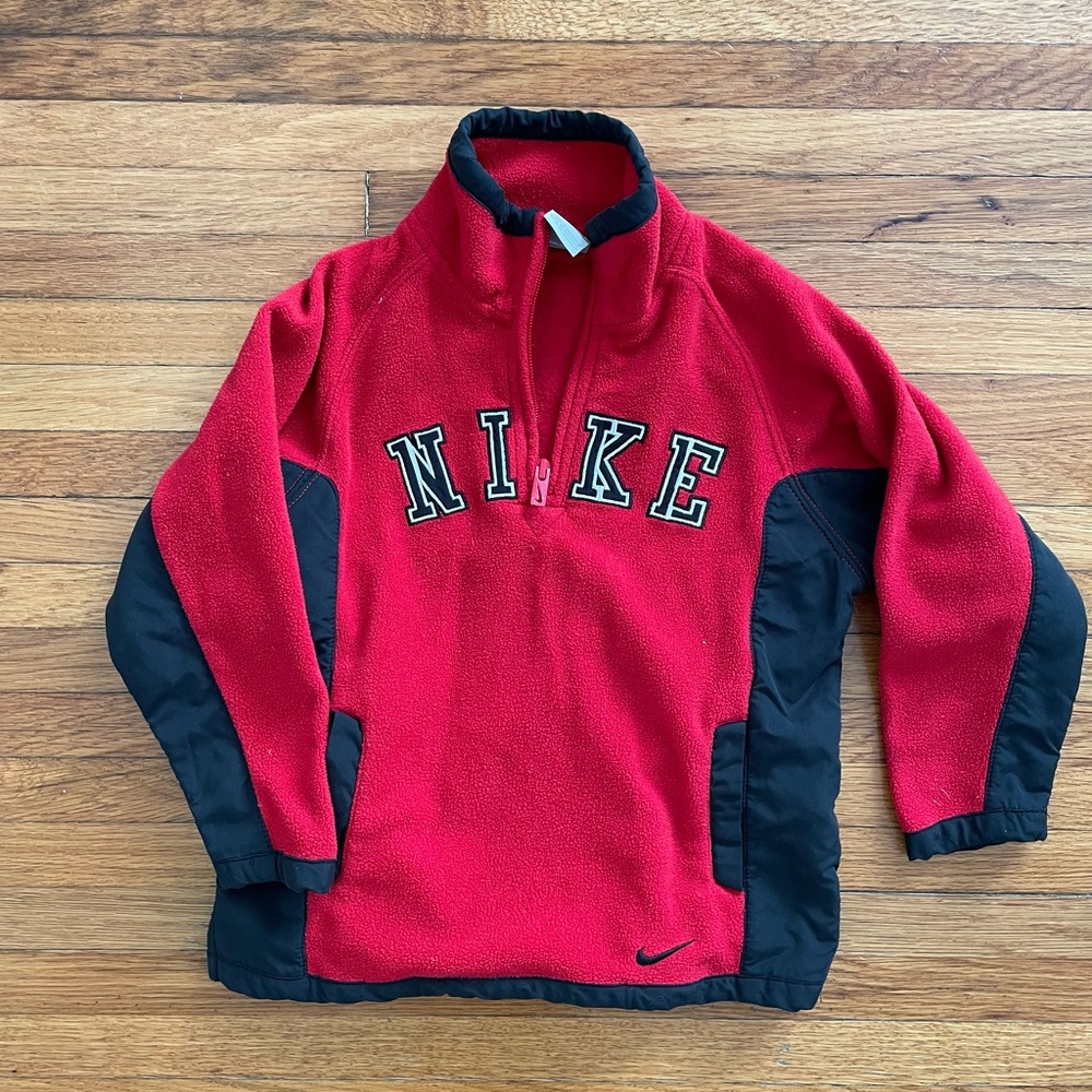 Boys Vintage Nike Quarter Zip
